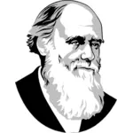 Charles Darwin imaginea vectorială