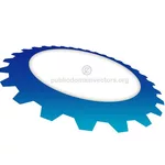 Gear design vector element