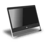Illustration vectorielle d'All-in-one PC