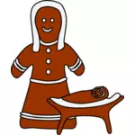 Gingerbread Jesus and Mary