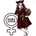 Simbolo di potere per ragazze