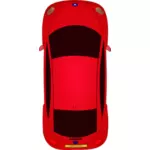 Rode auto vector kunst