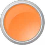 Portocaliu buton în cadru gri vector imagine