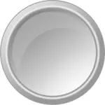 Light gray button vector image