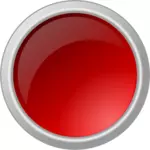 Mörk röd knapp i grå ram