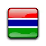 Gambia negara bendera tombol