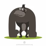 Gorilla beest cartoon clip art