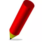 मोटी लाल पेंसिल
