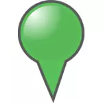Grüne Lage pin