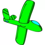 Зеленый мультфильм glider