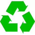 Groene milieuvriendelijke pictogram illustratie