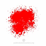 Ink splatter vector image