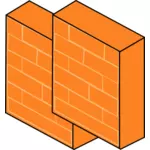 Firewall pair for computer networks vector image