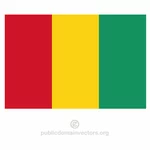 Vektor vlajka Guiney