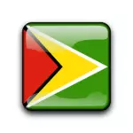 Pulsante bandiera Guyana