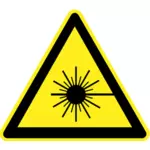 Радиоактивные опасности предупреждающий знак векторное изображение