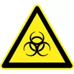 Предупреждающий знак Biohazard векторное изображение