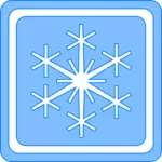 Winter season sign vector image
