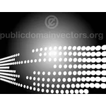 White halftone vector background