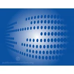 Blue vector background with halftone element