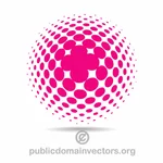 Halftone element vector