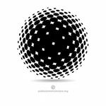 Halftone vector clip art