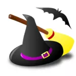 Halloween witchcraft vector image