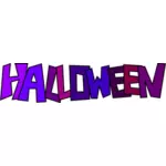 Halloween-Logo-Vektor-illustration