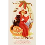Cartolina d'auguri di Halloween
