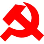 הקומוניזם סימן עבה הפטיש והמגל וקטור אוסף