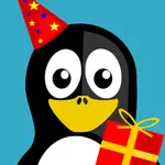 En pingvin bursdagskort
