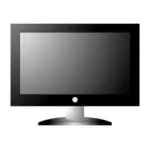 HDTV TV-apparaten in vektorbild
