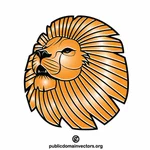 Warna emas singa Heraldic