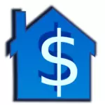 Grafica vettoriale prezzo casa