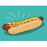 Hot dog cu mustar