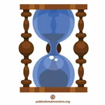 Hourglass mit Holzrahmen