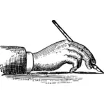 How to hold a pen