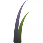 Dessin de llmenskie violet et vert plante vectoriel