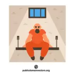 Inhaftierter Mann