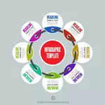 Colorful infographics elements