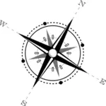 Ikona kompasu vektor
