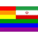 Iranisch-LGBT-Flagge