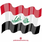 Fluturând steagul Irakului