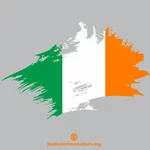 Steag irlandez pictat