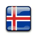 Island flagg-knappen