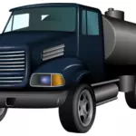 Cistern truck vector clip art