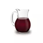 Rött vin pitcher
