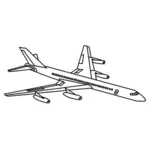Jetliner vector