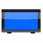 Immagine vettoriale LCD widescreen monitor