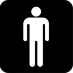 US National Park hărţi pictogramă pentru bărbaţi toaleta vector imagine